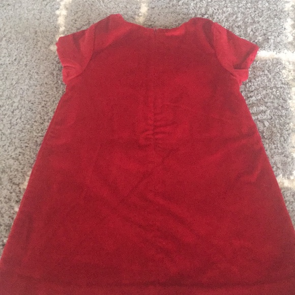 Jacadi Red Velvet 12 Month Holiday Dress - Picture 2 of 3